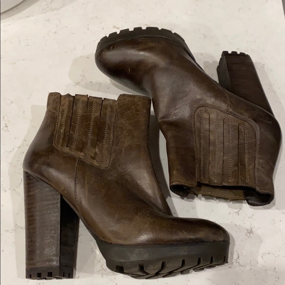 Leather Bootie